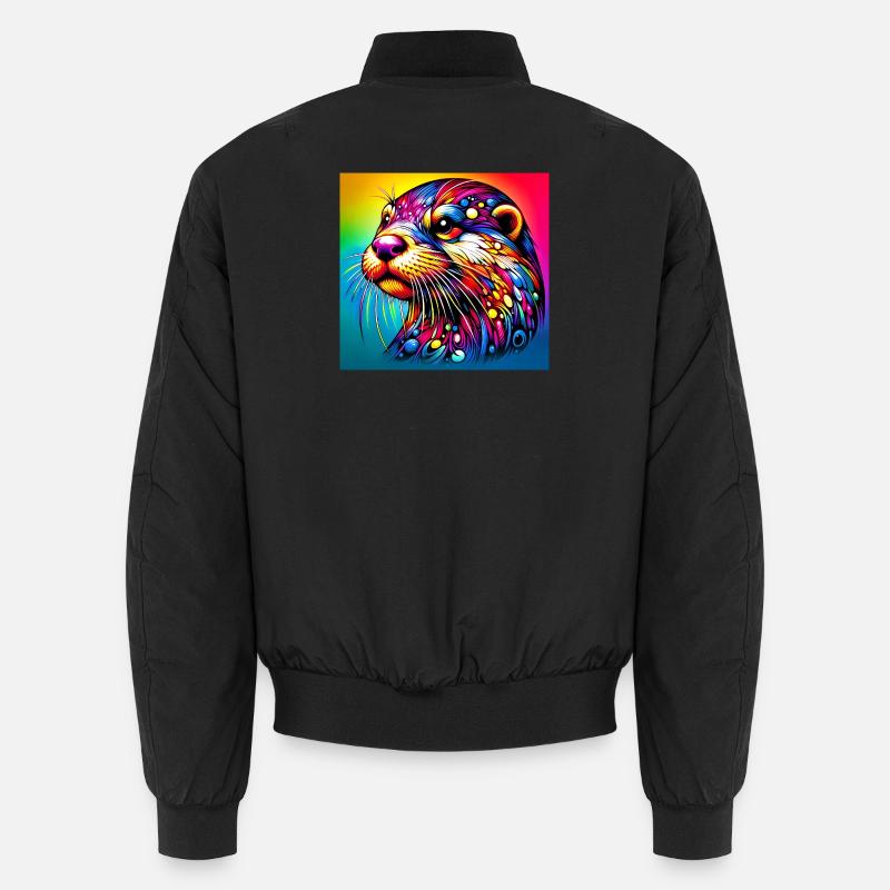 Otter - Unisex Bomberjacke - Schwarz