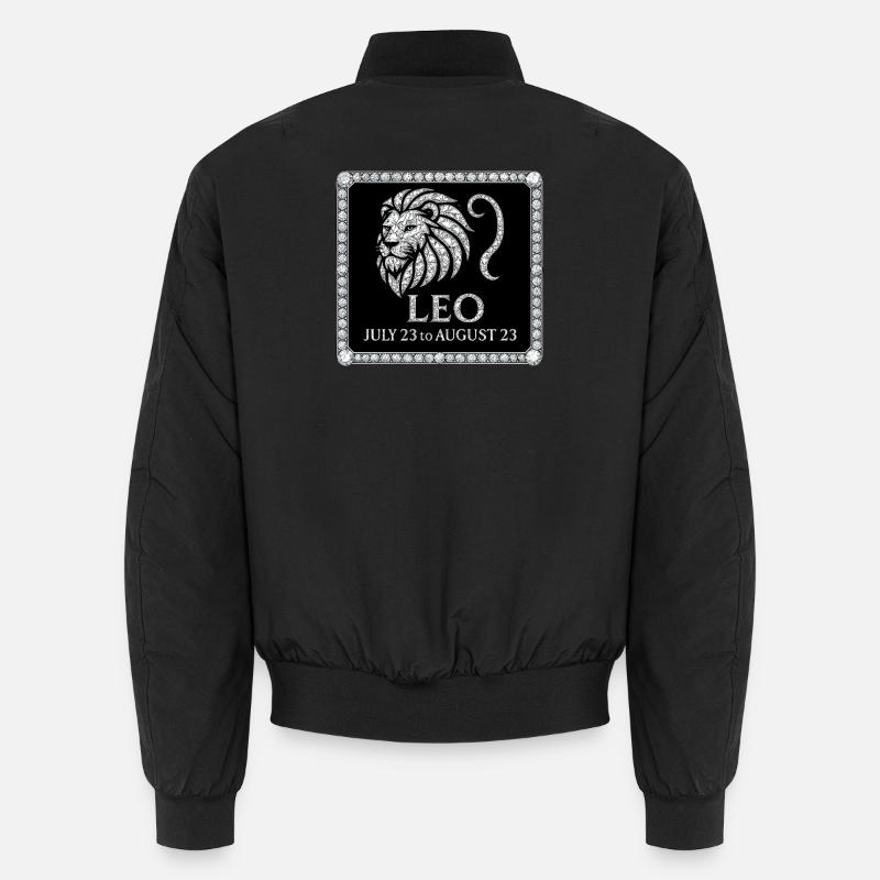 Signe du zodiaque Lion Bomber unisexe