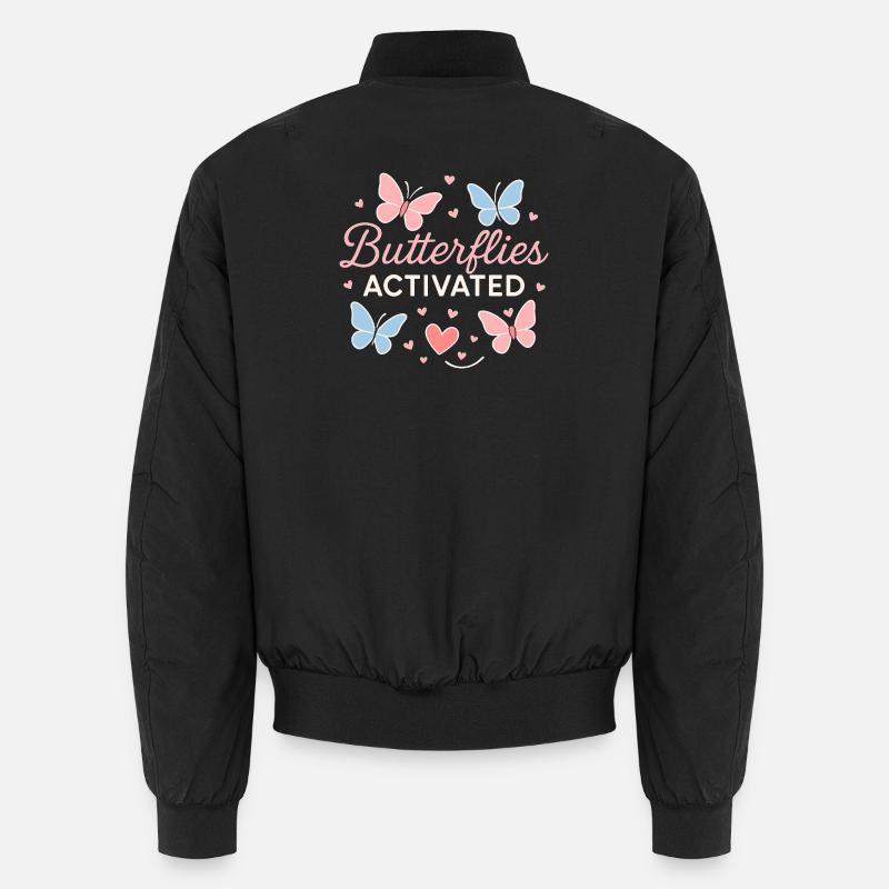 Papillons Activé Love Design - Bomber unisexe - noir