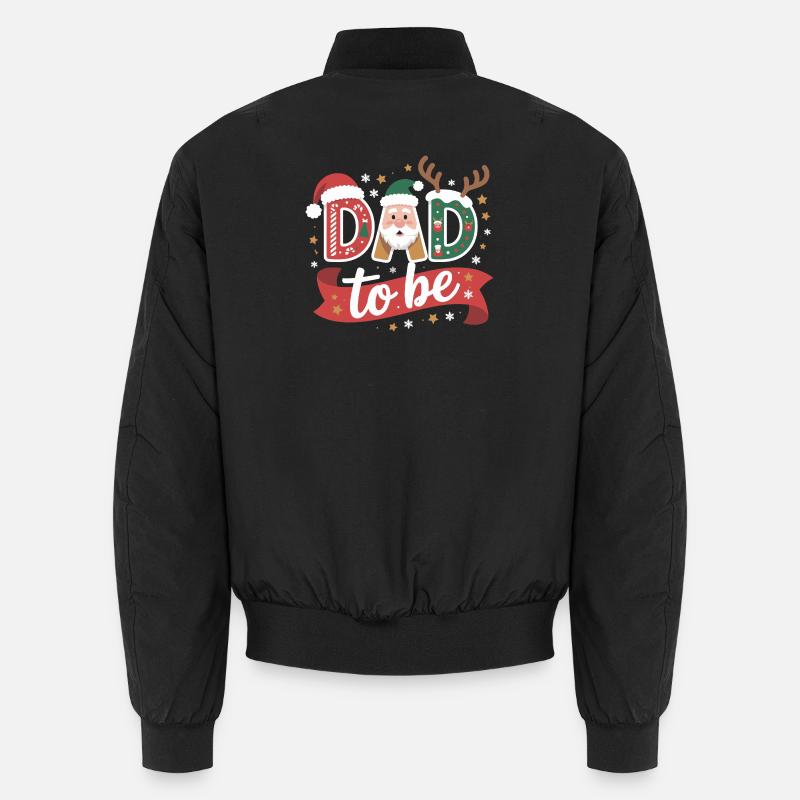 Futur papa Design de Noël Bomber unisexe