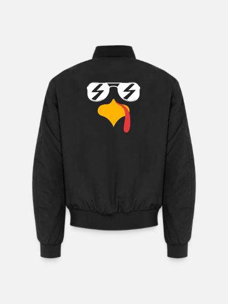 Papa Großvater Opa Thanksgiving Vater - Unisex Bomberjacke - Schwarz