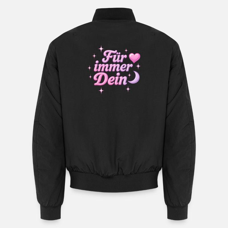 Forever Yours / Y2K Design - Unisex Bomber Jacket - black