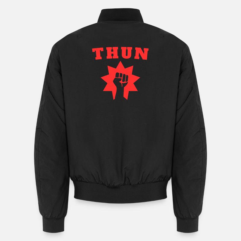 Thun - Unisex Bomberjacke - Schwarz