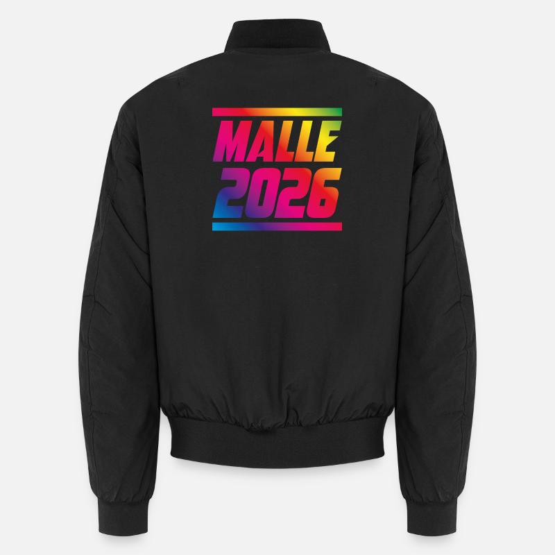 Malle 2026 Bunt Mallorca Unisex Bomberjacke
