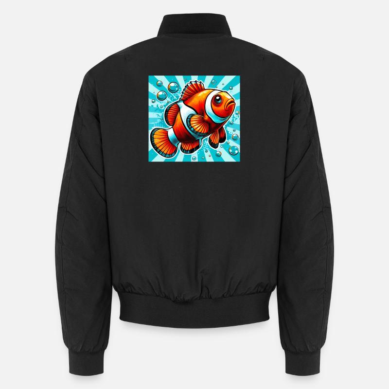 Clownfish - Unisex Bomber Jacket - black