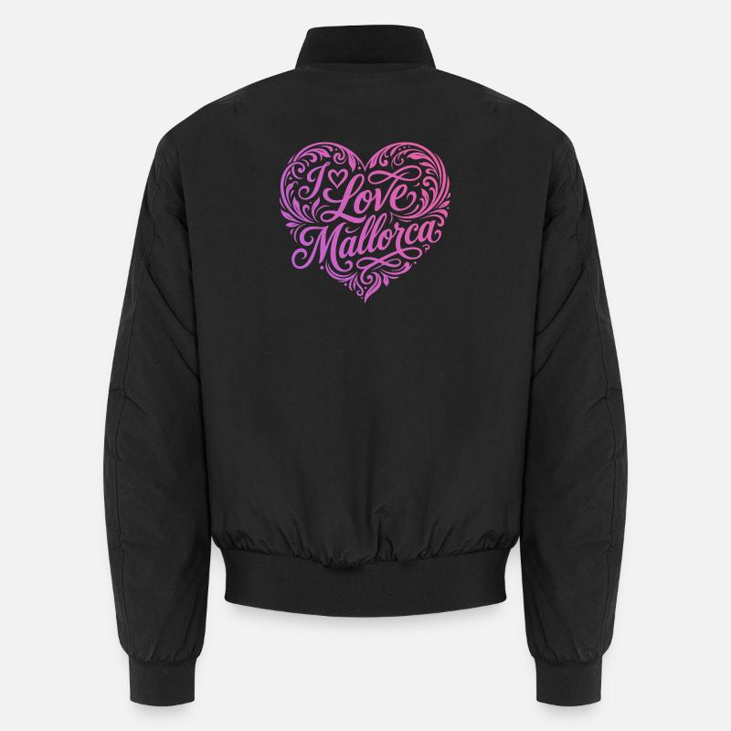 Ich Liebe Mallorca Unisex Bomberjacke