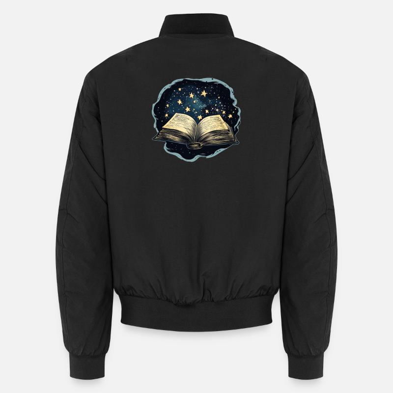Book with Stars Unisex Bomber Jacket