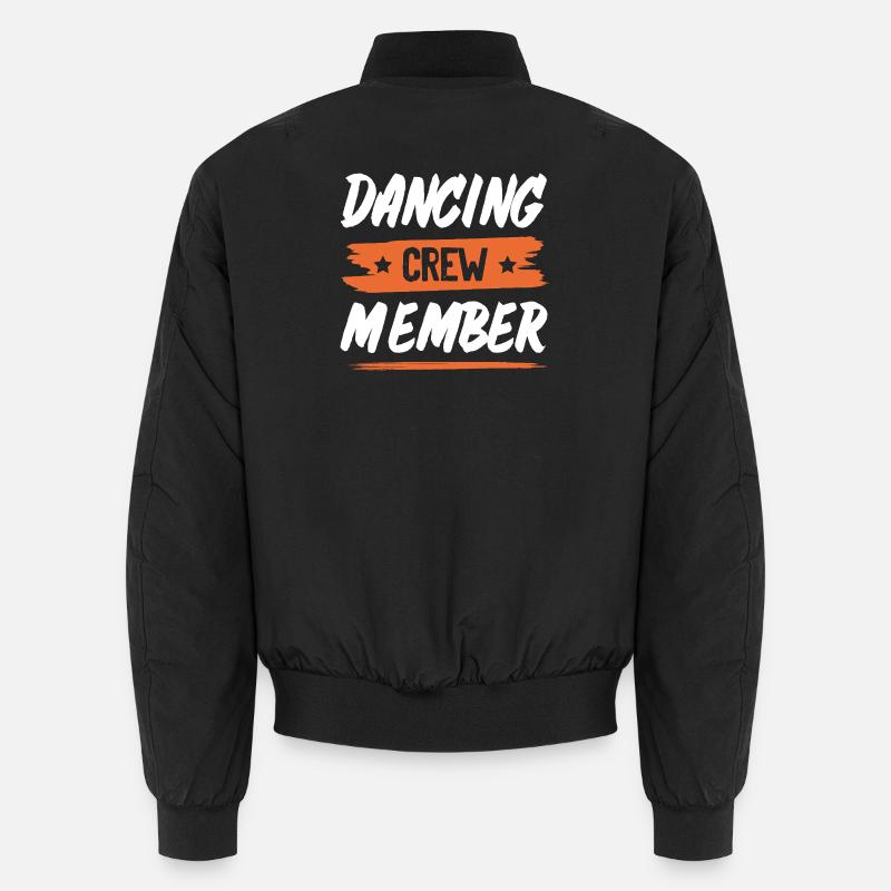Dancing Crew - Unisex Bomberjacke - Schwarz