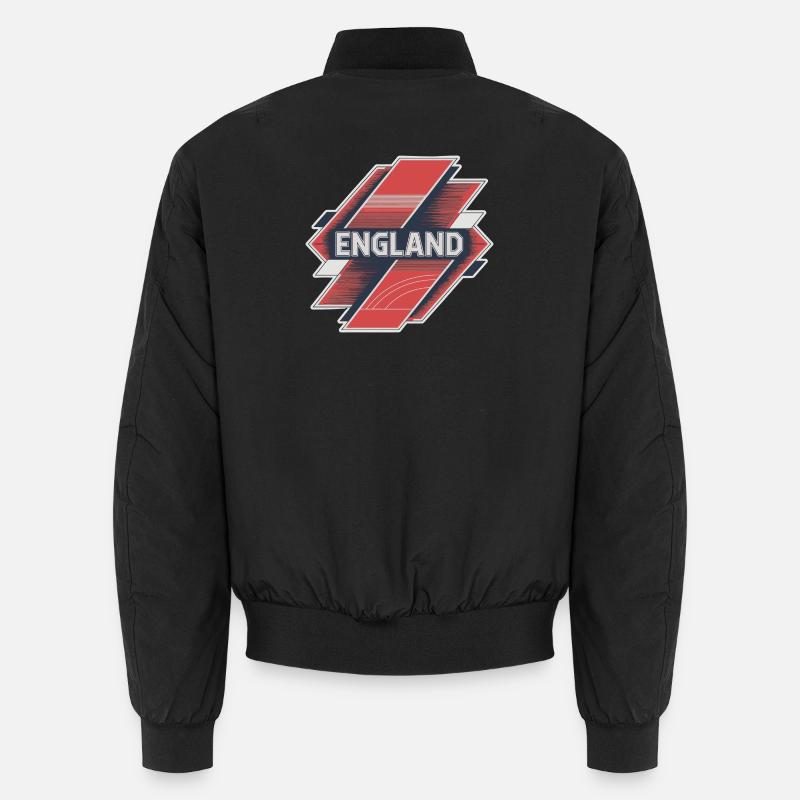 England - Unisex Bomber Jacket - black
