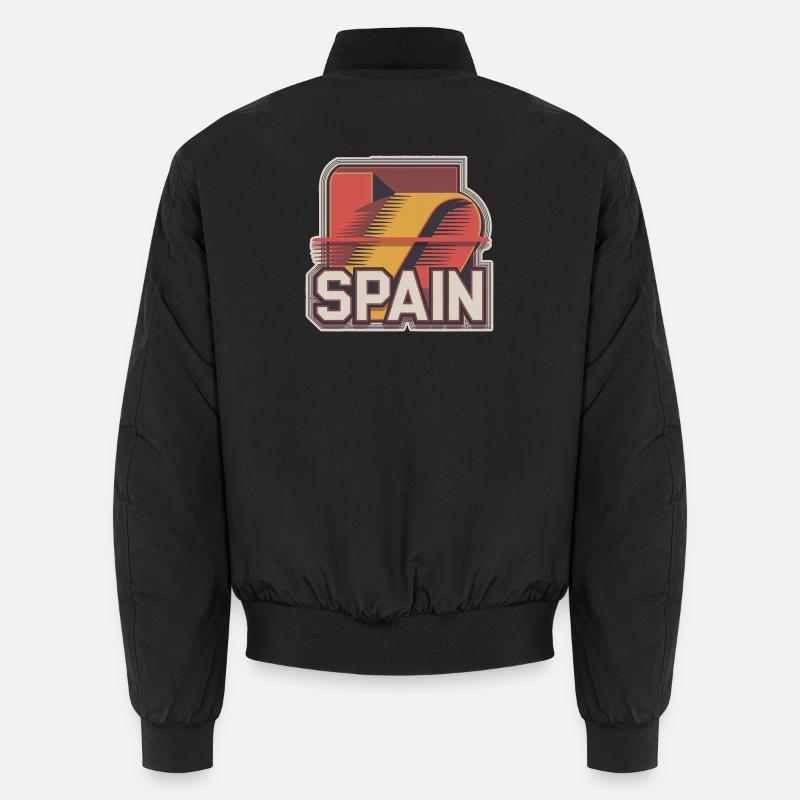 Spain - Unisex Bomber Jacket - black