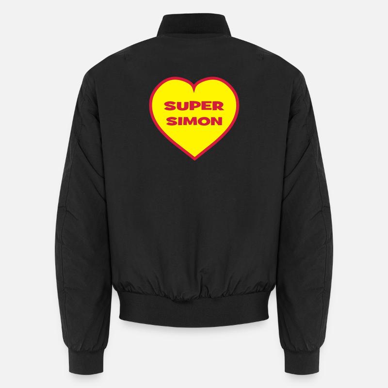 Super Simon - Unisex Bomber Jacket - black
