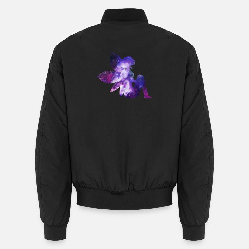 Fairy Galaxy - Unisex Bomber Jacket - black