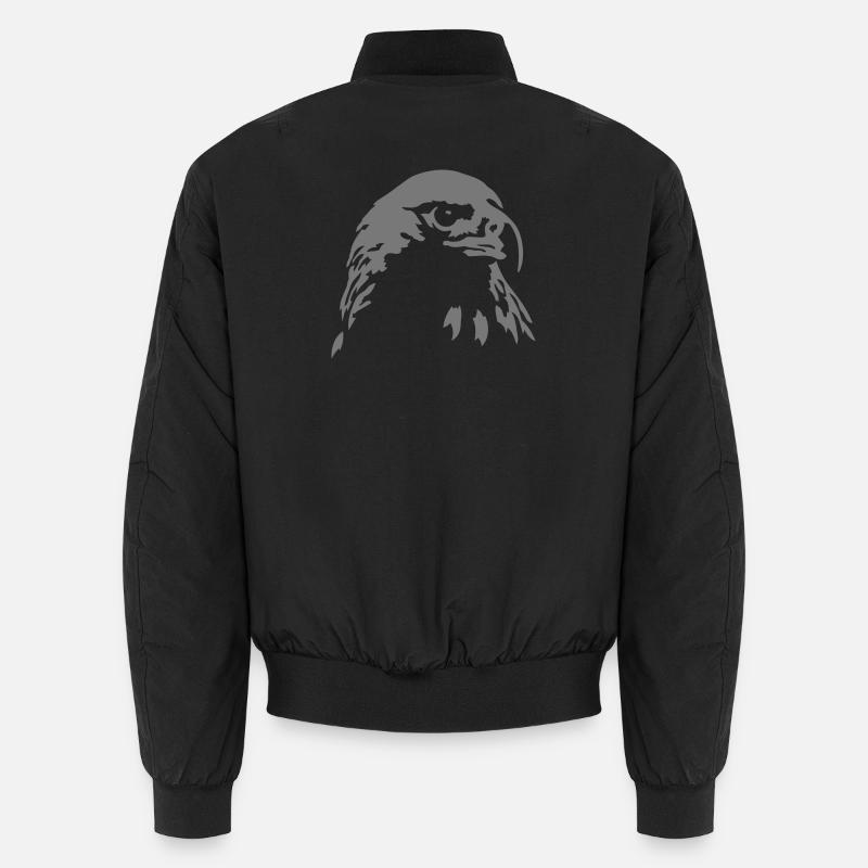 eagle - Unisex Bomber Jacket - black