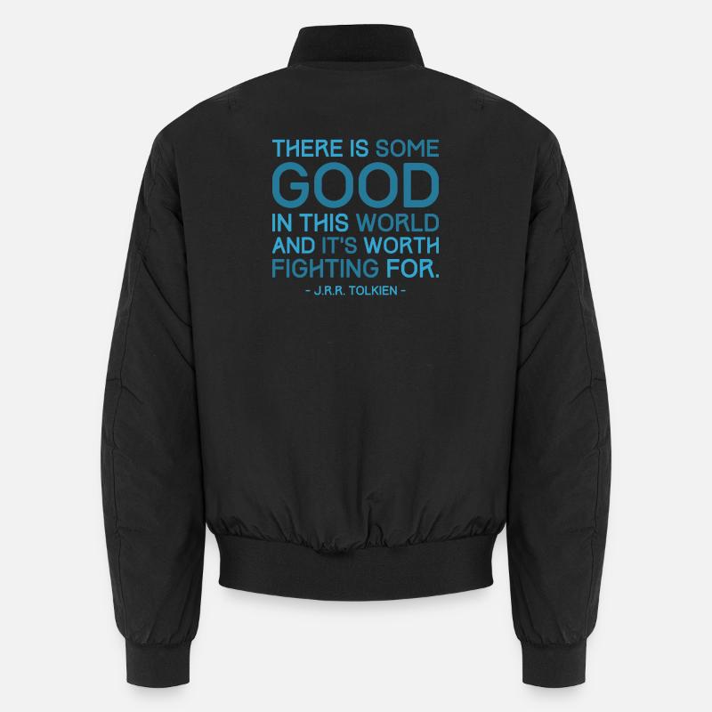 Es gibt einige gute - Unisex Bomberjacke - Schwarz