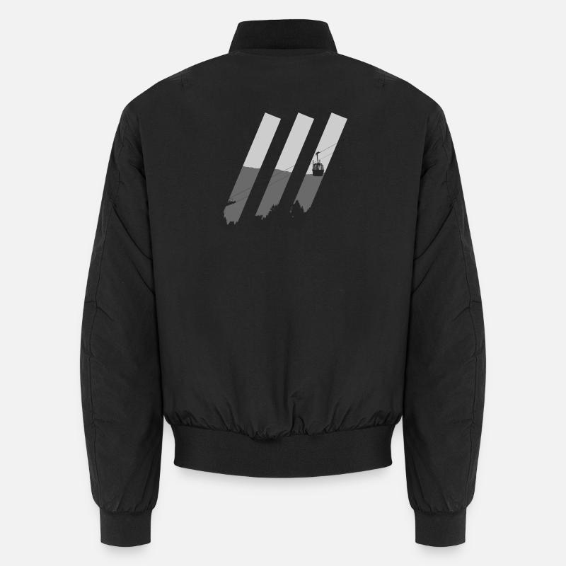 Gondel Schrägstriche Unisex Bomberjacke