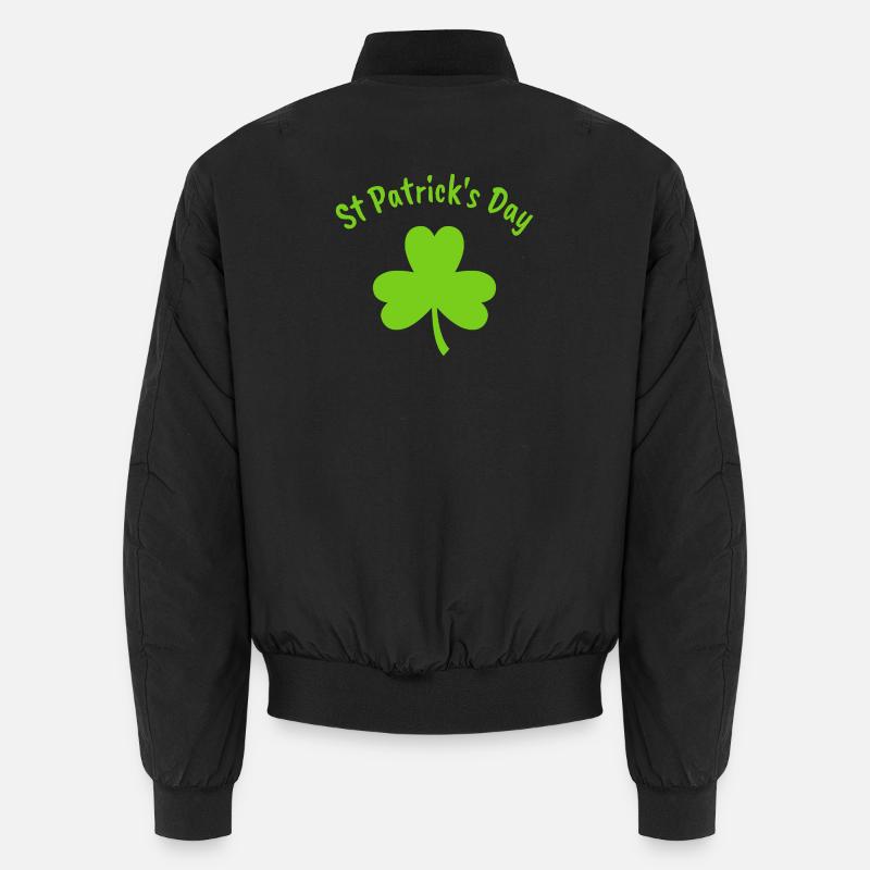 St. Patrick - Unisex Bomberjacke - Schwarz