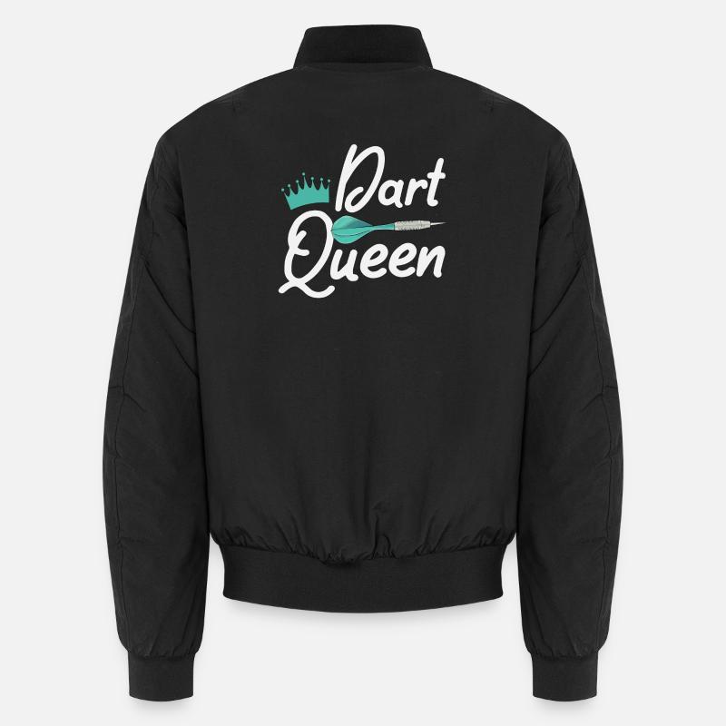 Dart Darts - Unisex Bomber Jacket - black