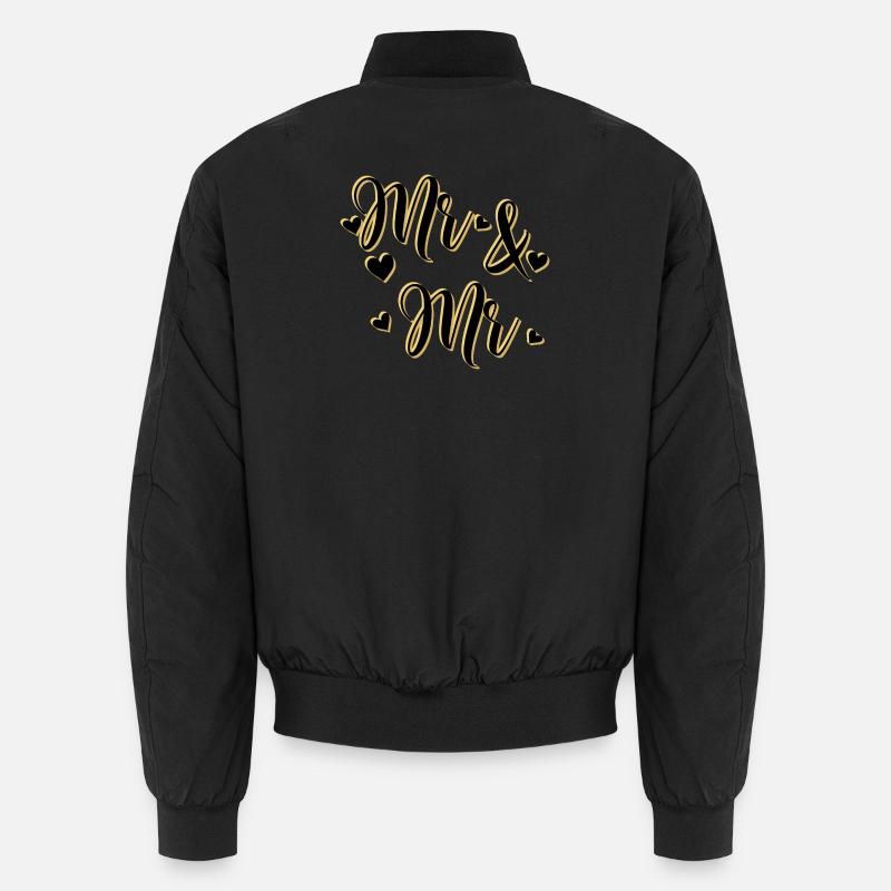 Mr And Mr - Bomber unisexe - noir