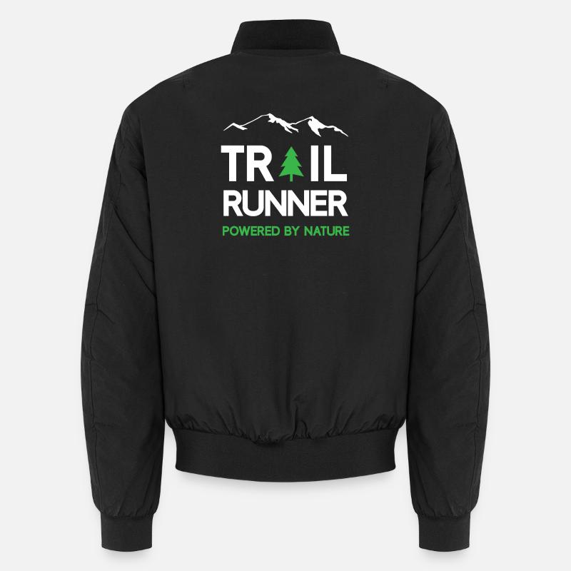 Trail Runner - Propulsé par la nature Bomber unisexe