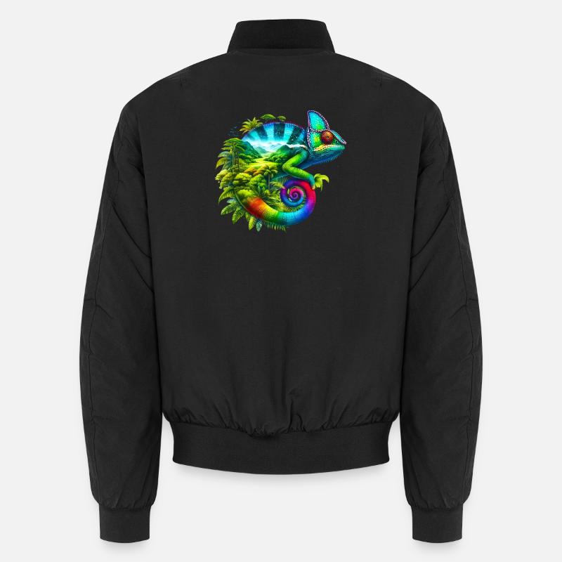 Caméléon - Bomber unisexe - noir