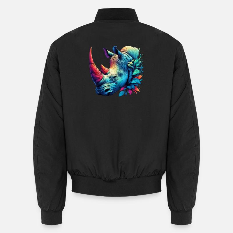 Rhinocéros Bomber unisexe