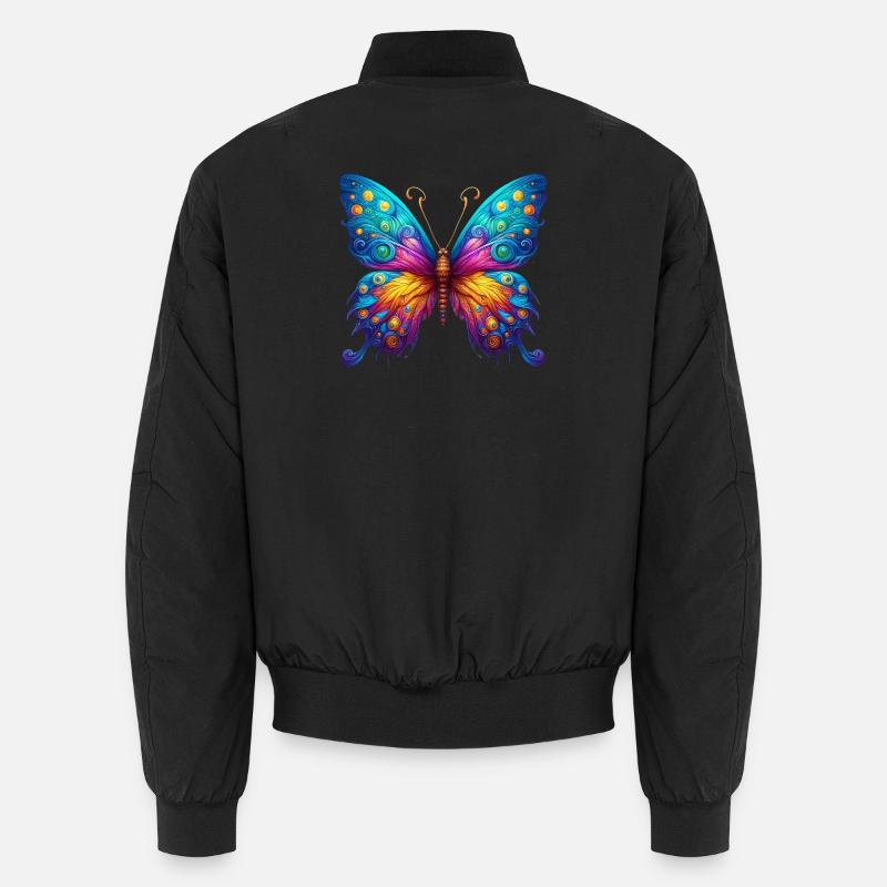 Van Gogh butterfly Unisex Bomber Jacket