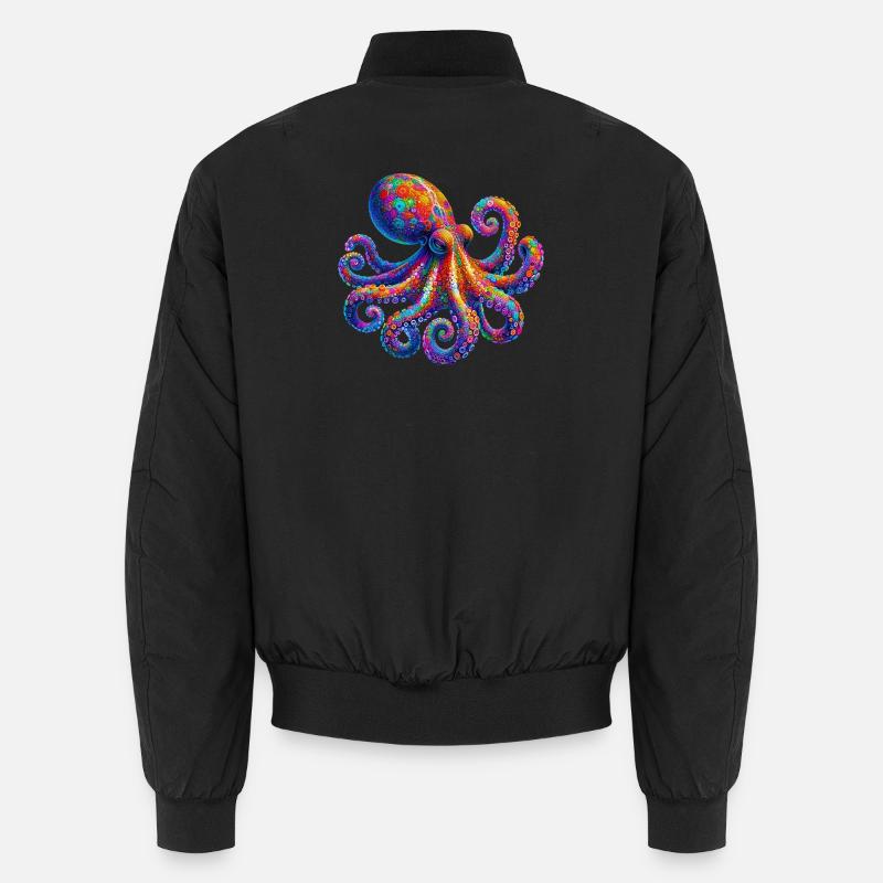 Pieuvre Bomber unisexe