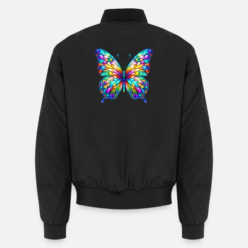 Papillon - Bomber unisexe - noir