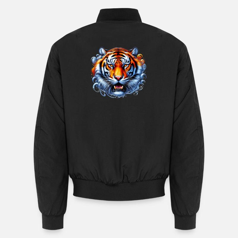 Tigre - Bomber unisexe - noir