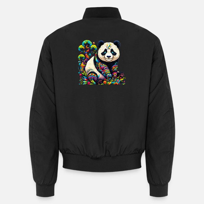 Panda Unisex Bomber Jacket