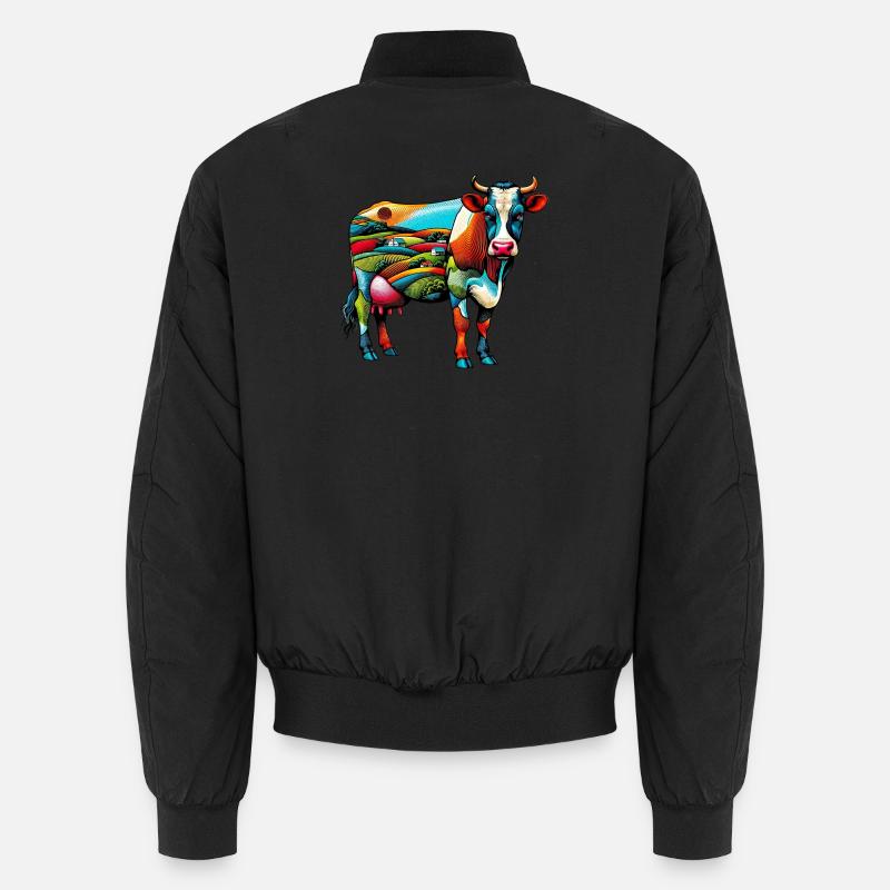 Kuh Unisex Bomberjacke