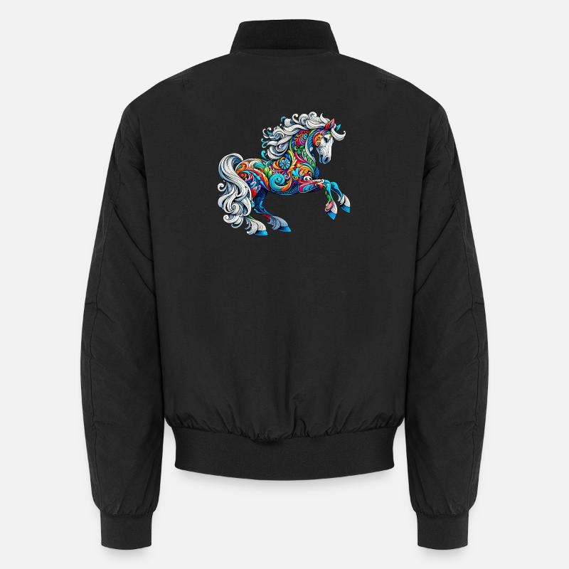 Horse Unisex Bomber Jacket