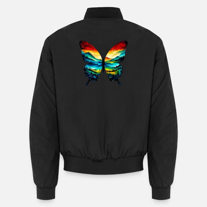 Schmetterling Unisex Bomberjacke