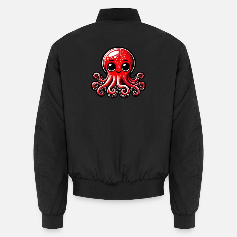 Pieuvre Bomber unisexe