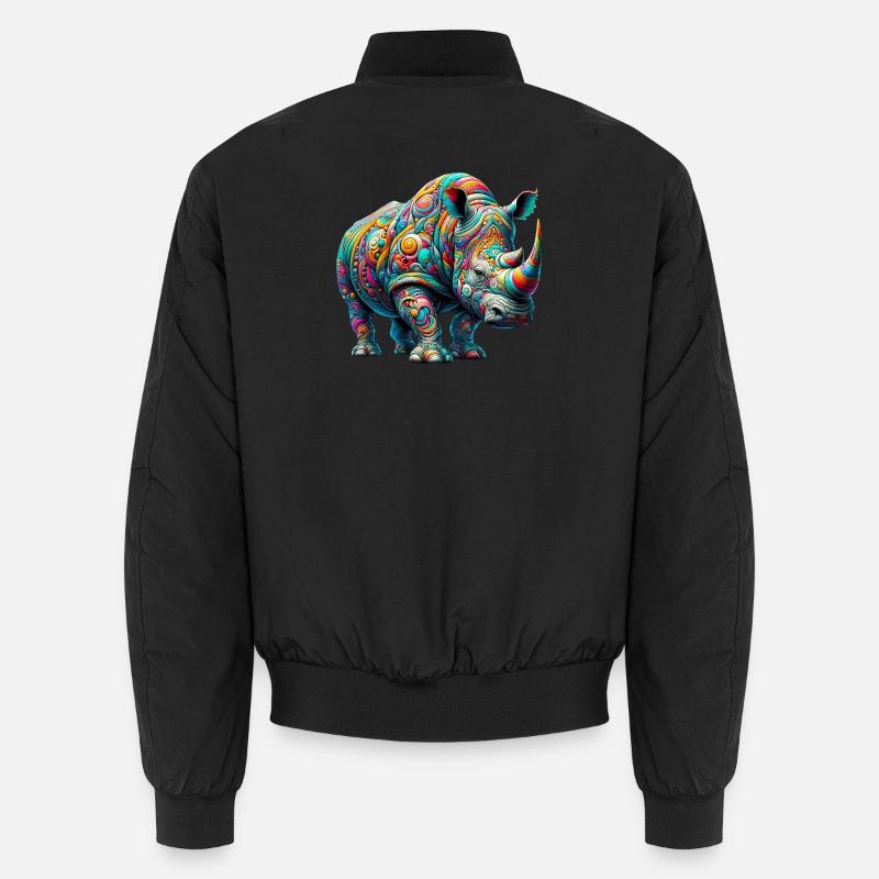 Rhinocéros Bomber unisexe