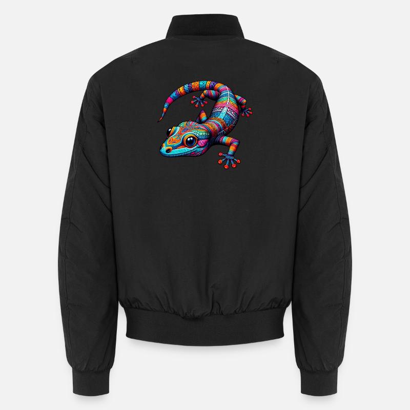 Gecko Unisex Bomber Jacket