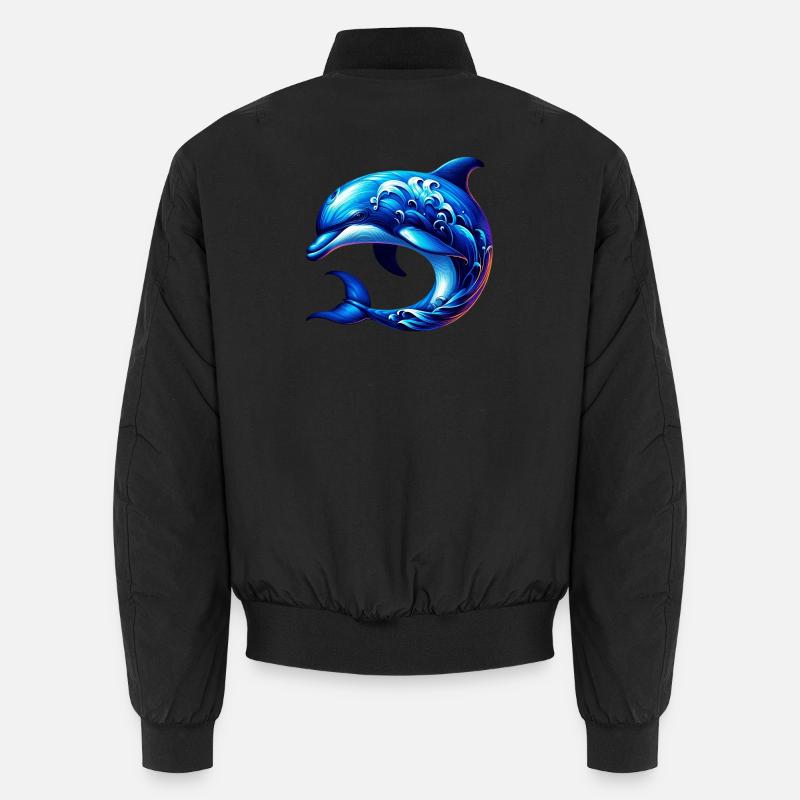 Delfin Unisex Bomberjacke
