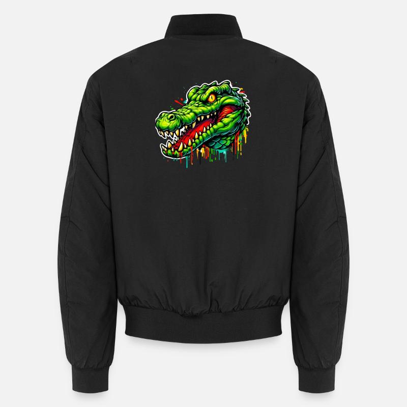 Alligator Crocodile Unisex Bomber Jacket