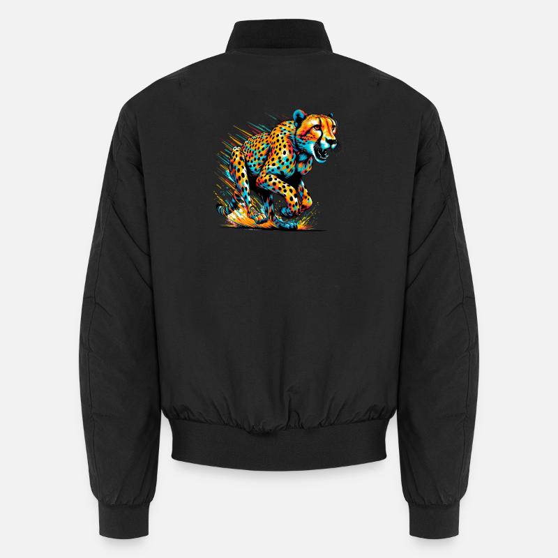 Guépard - Bomber unisexe - noir