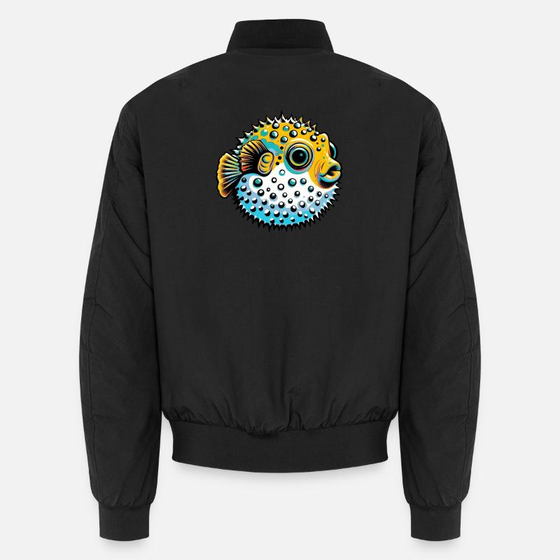 Kugelfisch Unisex Bomberjacke