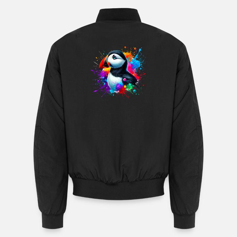 Papageitaucher Unisex Bomberjacke