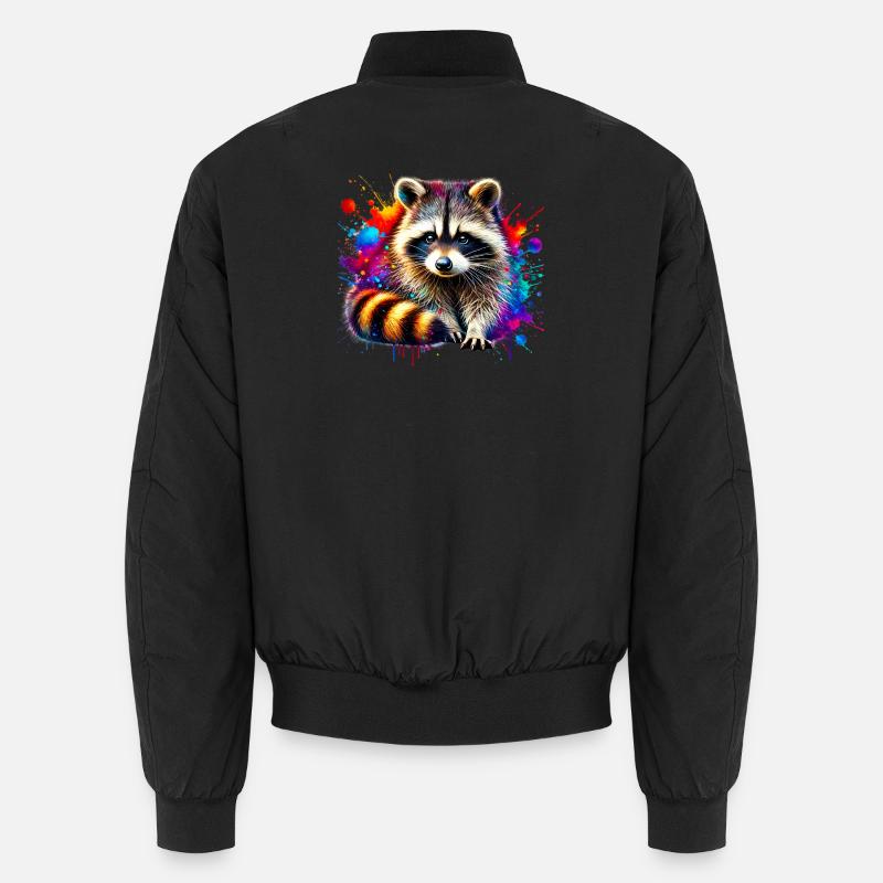 Waschbär Unisex Bomberjacke
