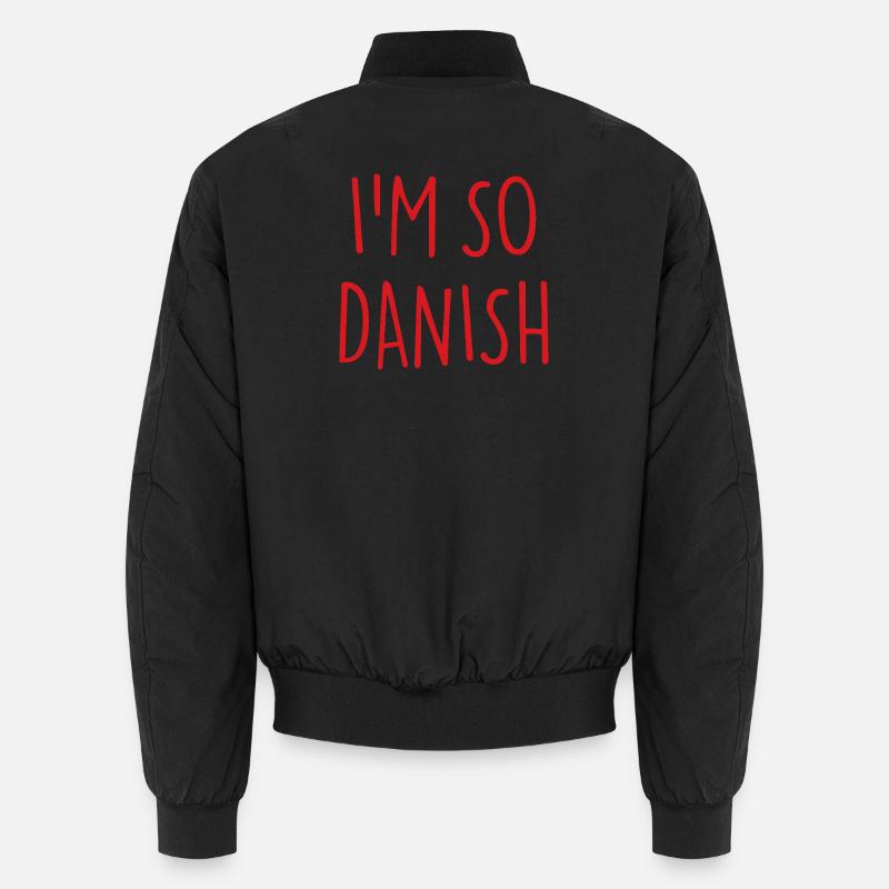 JE SUIS TELLEMENT DANOIS Danemark Dänemark Bomber unisexe