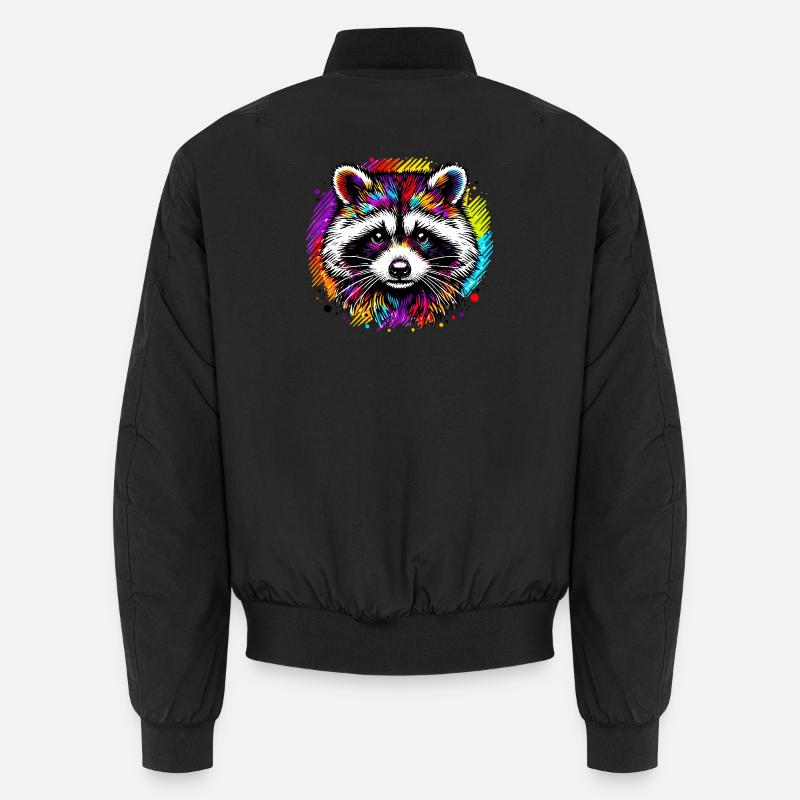 Waschbär Unisex Bomberjacke