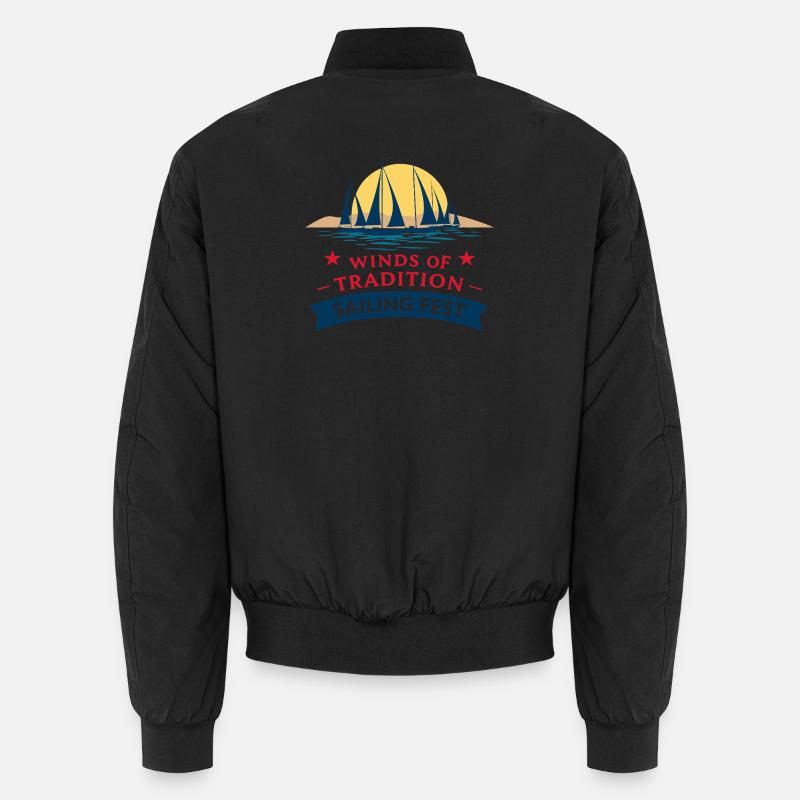 Sail Fest - Unisex Bomber Jacket - black