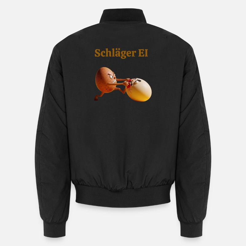 Racket Egg – Funny Egg Fight Unisex Bomber Jacket