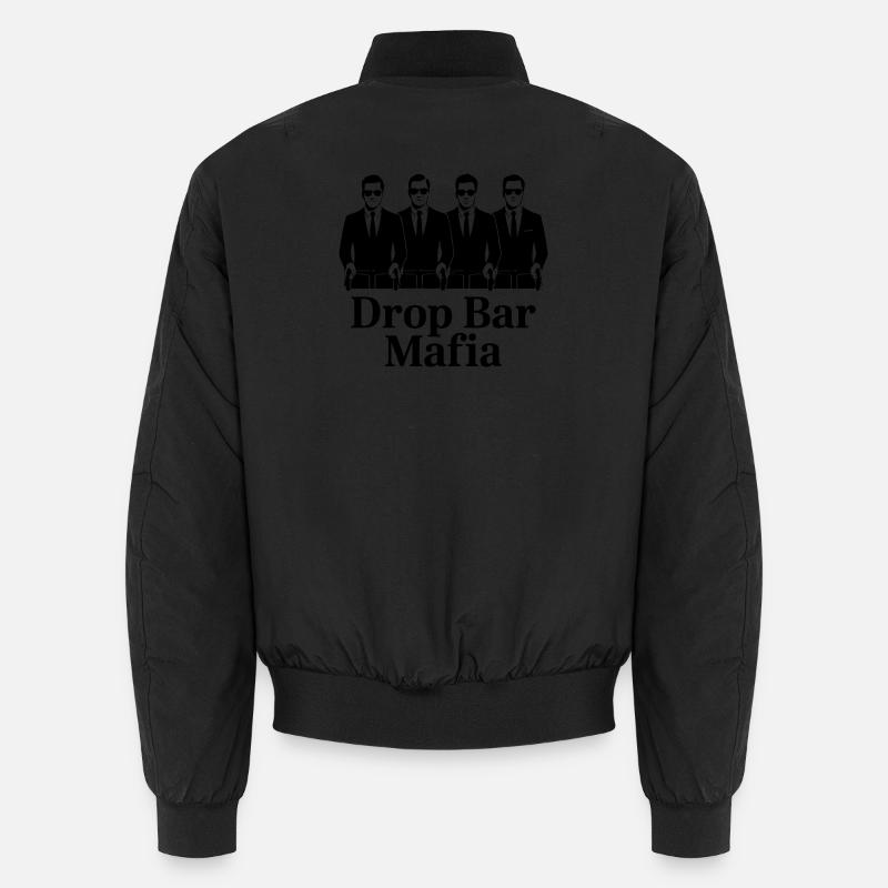 Drop Bar Mafia – Cyclisme rétro Bomber unisexe