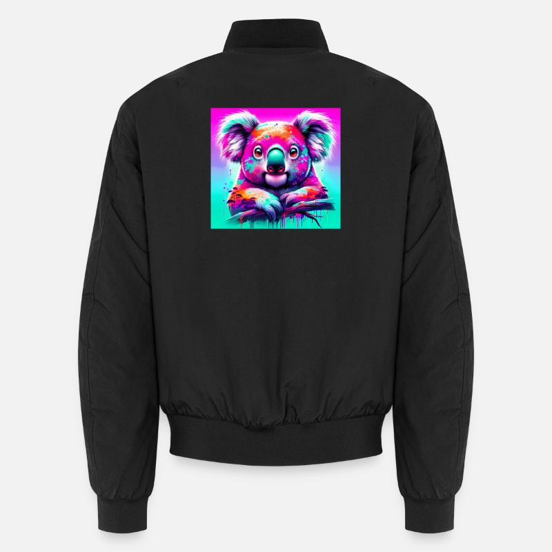 Koala - Bomber unisexe - noir