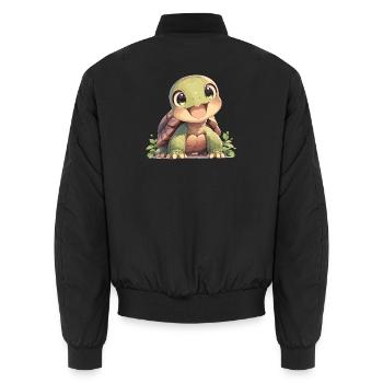 Tortues Tortue - Bomber unisexe - noir - Dos - AI Model Male 185 light (185cm)