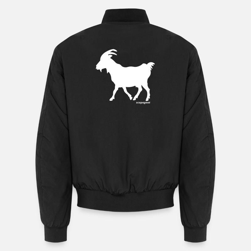 Scapegoat Silhouette - Unisex Bomber Jacket - black